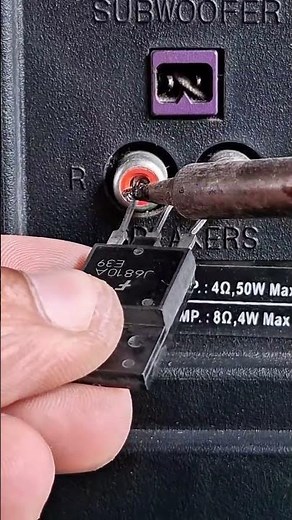 How To Remove Broken RCA Pin without any special tools #tech #diy #shorts #audio