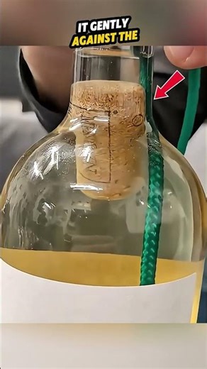 Cork Fell Inside the Bottle? Try This Genius Trick in Seconds! #shortvideo