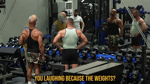 Old Man Powerlifter at the GYM Anatoly GYM PRANK