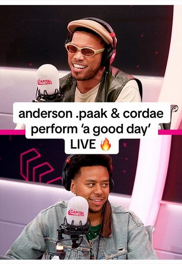 @Anderson .White aka HeisenPaak and @Cordae drop a FIRE acapella performance of their new bangerrr ‘a good day’😮‍💨🎤 full interview on youtube and global player, search ‘anderson paak cordae capital xtra’ @DjSemtex #andersonpaak #cordae #liveperformance #fyp #hiphop