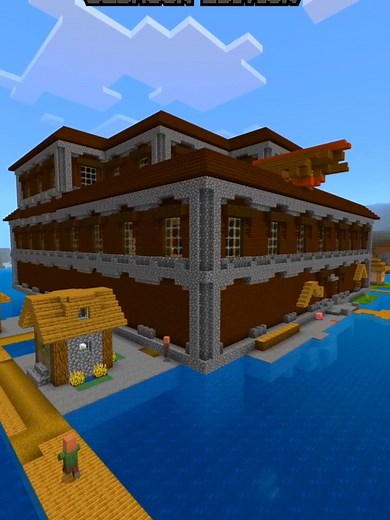 Semilla Curiosa para Minecraft Bedrock: Mansión y Barco