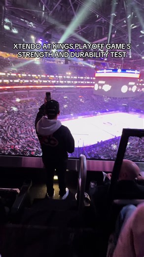 Xtendo is The Ultimate Phone Safety !🔒 We tested the durability and strength of our XTENDO at the Kings game the other day!🏒⛸️ Even though the Kings lost , this Fan didn’t as his phone stayed connected to XTENDO at all times even as it Swung over the Suite ledge!🏆🥇 NO PHONES WERE LOST, DAMAGE or STOLEN during the filming of this video. Check out Tik Tok shop and order yours now! #HARD #Beyond #BeyondWonderland #ULTRA #WMC #EDC #ElectricDaisyCarnival #Coachella #NosCenter #TechnoLovers #Music
