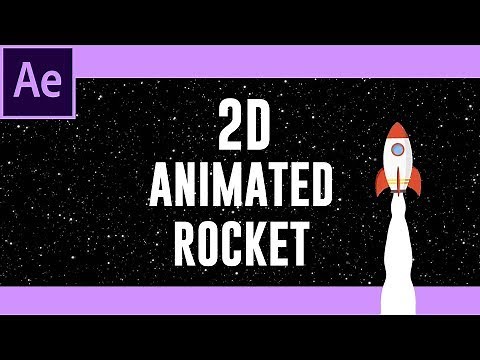 2D Animated Rocket | After Effects Tutorial