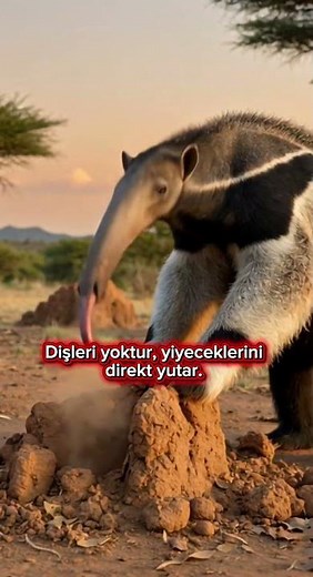 Doğanın İlginç Hayvanı: Karıncayiyen (Detaylı bilgi aşağıda 👇🏻)
