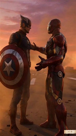 Iron Man Sacrifices Himself 💔 | Whoopty Remix Civil War Airport Battle (Dark Ending)