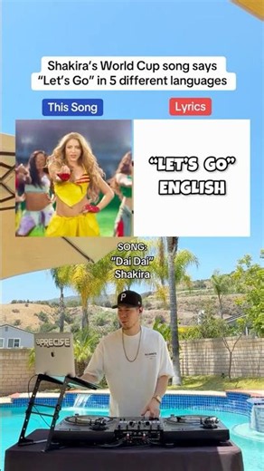 Shakira’s FIFA World Cup song says “Let’s Go” in 5 different languages 🤯 (Dai Dai)