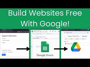 Why Pay? Build Custom Websites Using Google Platform—For Free! #googlesheets #googledrive #website