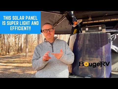 BougeRV 200W CIGS Solar Panel-You Won’t Believe How Lightweight This Solar Panel Is!