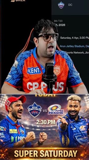 MI vs DC kon jitega 🤔#cricket #viral #trending #shorts #shortsfeed #mivsdc #ipl2026 #explore #boost