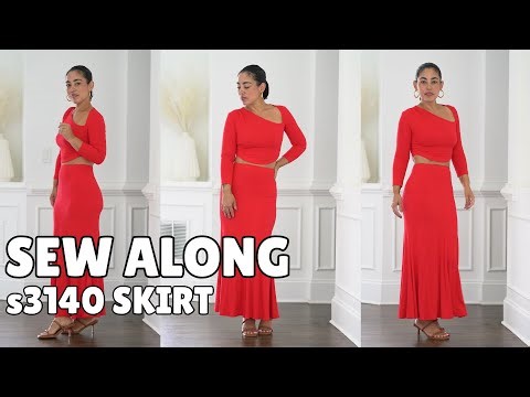 Sew My Latest Summer Pattern With Me #S3140 The Skirt