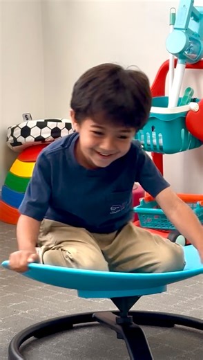 Children's Premier Therapy on Instagram: "A SENSORY swivel chair is specially designed to support individuals with sensory processing needs, including those with autism, ADHD, or sensory integration challenges. These chairs are more than just a regular seat—they’re tools that help regulate the sensory system. Benefits of a Sensory Swivel Chair: 💙Provides Vestibular Input: The spinning or swiveling motion stimulates the vestibular system (balance and spatial orientation), which helps impr
