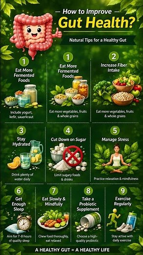 How To Improve Gut Health Naturally
