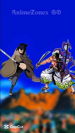 SASUKE vs ZORO ⚔️ | Uchiha Power vs Three Sword Style | Who Wins? #anime #shorts