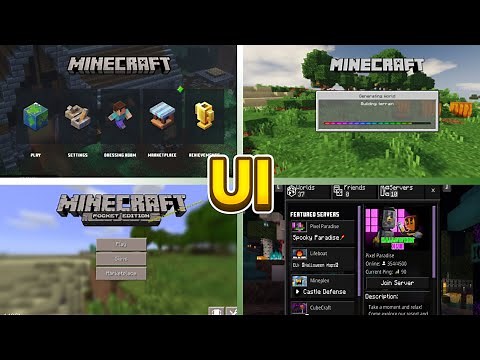 5 BEST UI MINECRAFT BEDROCK 1.21