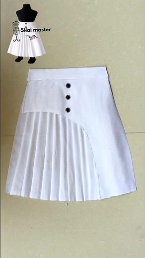 Easy Long Skirt Cutting & Stitching ✂️ | Stylish Skirt Design Tutorial for Beginners