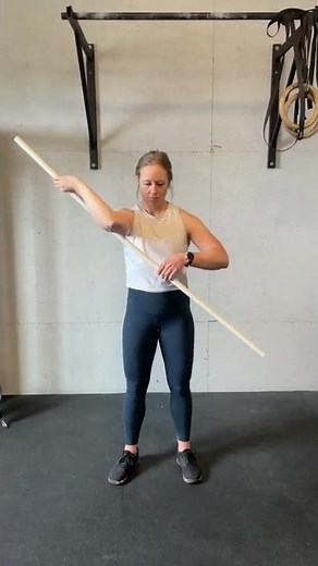 Shoulder External Rotation (ER) with PVC