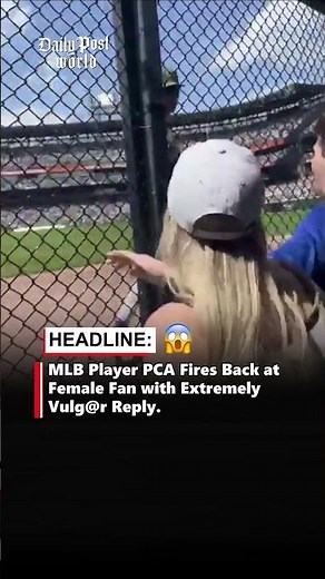 PCA LOSES IT On Heckling Fan During Cubs vs White Sox Game 😳🔥