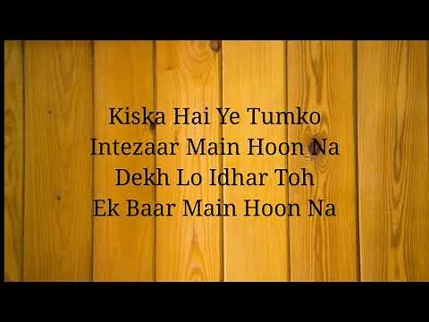 Lirik Lagu Main Hoon Na | Main Hoon Na (2004) | Shreya Ghoshal & Sonu | #sharukhan #sushmitasen