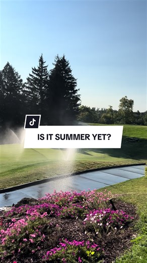 Is it summer yet? 😎☀️ • #thequarry #ohiogolf #waterthegreens #asmr #eastcanton