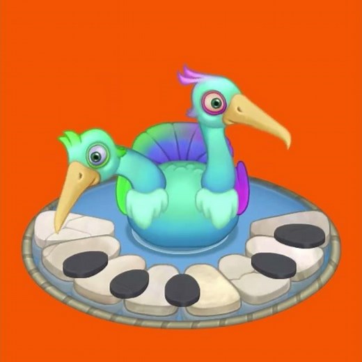 Quibble Orange Screen 1 [Gold Island] | My Singing Monsters