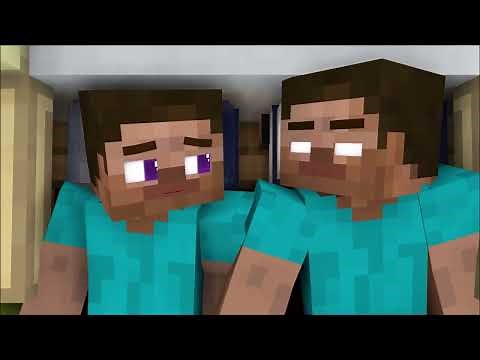 Herobrine x Steve kiss (short animation)
