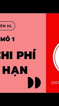 NEU KINH TẾ VI MÔ 1 | Các chi phí ngắn hạn