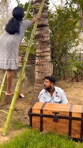 Ladder Slip Turns Into Double Fail 😂#shortsfeed #funny #short
