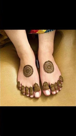 beautiful ankle mehndi designs 🧿🙏 #mehndi #shorts