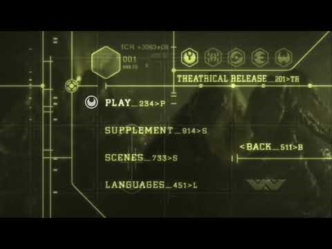 Alien (1979) 2003 Collector’s Edition DVD Main Menu (Disc 1) (1979 Theatrical Release)
