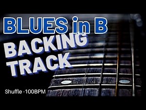 Blues Shuffle Backing Track (Key of B)