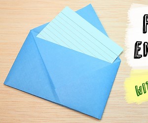 How to Make a Paper Envelope Without Glue
