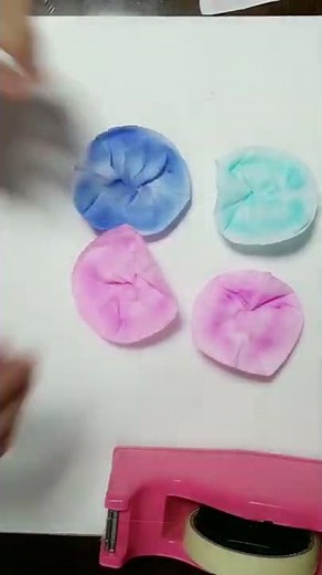【保育園・幼稚園】朝顔の簡単かわいい工作！絵具不要で綺麗なにじみ絵【夏の製作アイデア】#Shorts