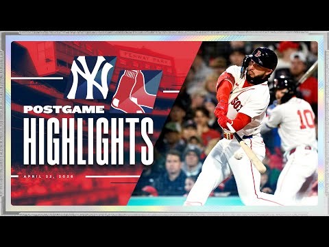 RED SOX HIGHLIGHTS: Red Sox vs. Yankees - Red Sox Drop Second Straight to New York