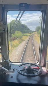 Drivers eye view on a class 121 bubble car