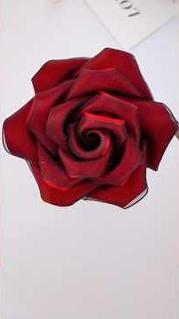 DIY Ribbon Rose Bouquet for Small Business 💐 Easy Craft Idea