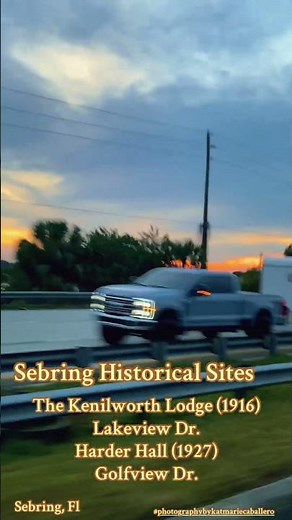 Sebring Historical Sites #photographybykatmariecaballero #sebring #harderhall #historicalsites