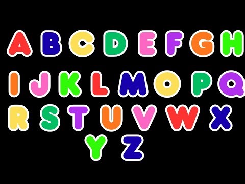 ABC Song 🌈 Rainbow Colors ASMR | Baby Sensory Learning Video