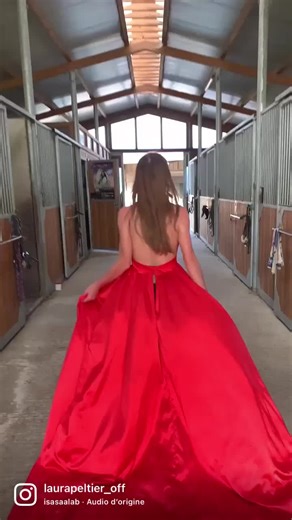 Shooting frison 😍 #cheval #frison #horse #horseshooting #horsewoman #blackhorde #reddress #satindress #princess