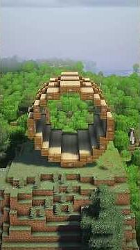 Minecraft round house building ideas. #minecraft