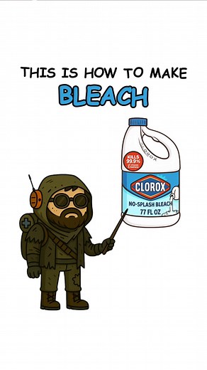 How to Make Bleach?#fyp #life #science #diy #education | bleach