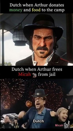 RDR2 | Dutch when Arthur frees Micah from jail 😂 #rdr2