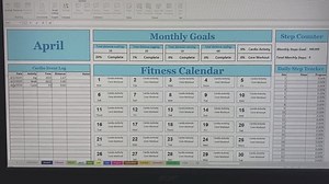 Buy Fitness Planner - Excel Template - Printable PDF Online in India - Etsy
