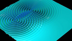 Art made with wave interference