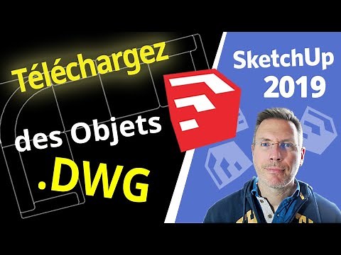 tuto gratuit SketchUp importer des objets dwg