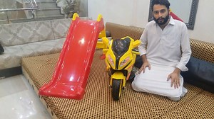 524K views · 383 shares | 2 Models Review In One Video Kids Mini Heavy Bike Version 2 Color Red and Yellow Price 11700/- Kids Slide Price 4500/- Age 1 Years till 10 Years WhatsApp 0323-2229990 WhatsApp 0300-0507715 Shop Address : Shop No.3 Commercial Plot no 100-C Block 2 P.E.C.H.S Karachi New Dupatta Gali, Tariq Rd, Sonar Gali, Karachi, 75400, Pakistan | BTL Toys | Facebook
