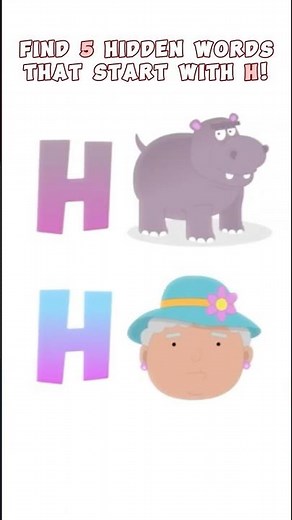 Silly Letters Game - The Letter 'H' (Hippo Hat) A fun & silly learning game! Silly Billy Toons