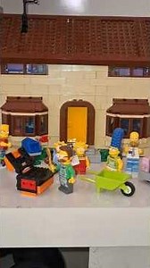 Lego Simpsons house review #thesimpsons #lego #minifigures #toysreview #homersimpson #bartsimpson