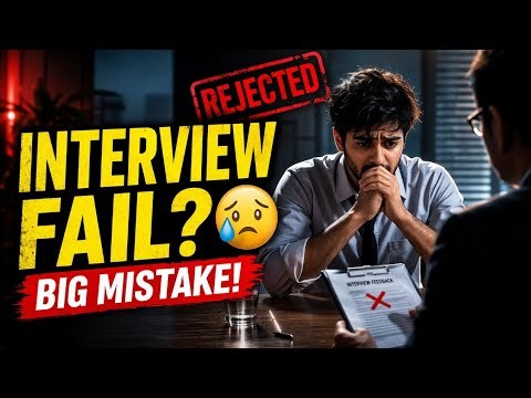 Why You Are Failing in Interviews (Even After Preparation) ❌ Fix These Mistakes