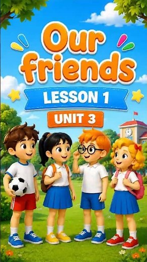 Tiếng Anh Lớp 3 Kết Nối Tri Thức | Unit 3 - Our Friends | Lesson 1 #shorts