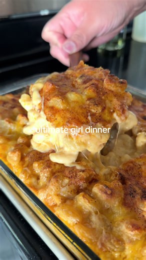 baked mac and cheese and homemade chicken tenders #dinnerideas #dinnertime #recipeideas #cooking #homemadefood